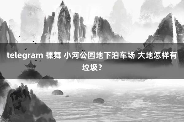 telegram 裸舞 小河公园地下泊车场 大地怎样有垃圾？